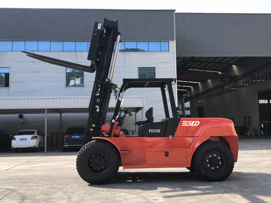 12 톤 3000mm 마스트 리프팅 높이 컨테이너 포크리프트