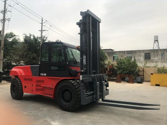 와이드 뷰 캐빈 A와 16Ton 평형력 지게차
