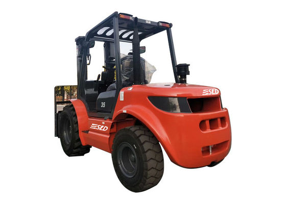 3m 8000 파운드 8k 3.5T 3500kgs 4WD 4X4 모두가 지형 지게차를 거칠거칠하게 합니다