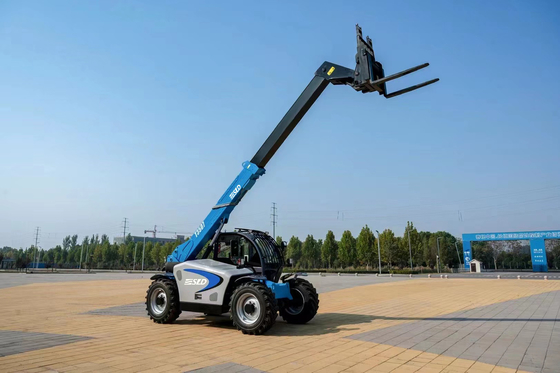 거친 지형 Telehandler 망원경 포크리프트 소형 4x4 드는 고도 2.5 톤 6m