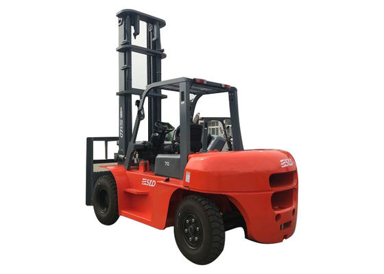 45000kgs 로드 용량 ZF 5WG261 AUTO 변속기와 함께 빨간 빈 컨테이너 핸들러