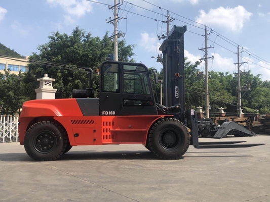OEM Yuchai 엔진이 장착된 16톤 디젤 지게차